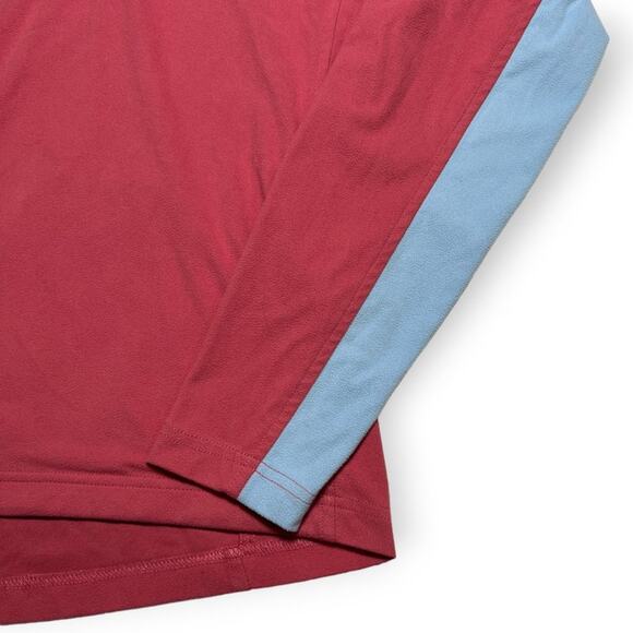 Peter MIllar Surge Soft Shield 1/2 Zip Pullover SIZE M Salmon Pink MRC Fleece - Picture 9 of 11